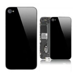 Vitre arrière unie pour IPHONE 4S noir