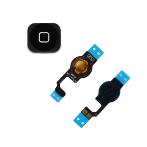 Nappe + Bouton Home noir pour IPHONE 5