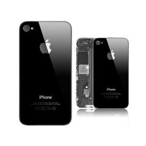 Vitre arrière pour IPHONE 4 noir