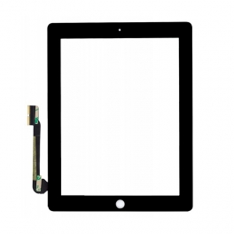 Vitre tactile pour IPAD 4 noir