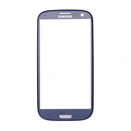 Vitre de remplacement SAMSUNG GALAXY S3 GT-I9300 - Bleu