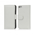 Folio coque support cuir pour IPHONE 4/4S - Blanc