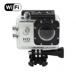 Caméra Sport SJCAM SJ4000 WiFi - Etanche Full HD - Argent