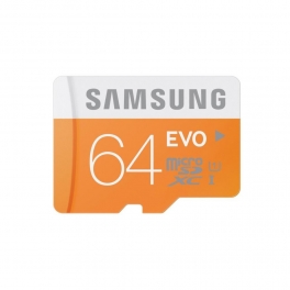 SAMSUNG Micro SDHC Evo 64Go - Class 10 - Adaptateur inclus