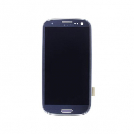 Vitre tactile + LCD - SAMSUNG GALAXY S3 GT- I9300 - Bleu