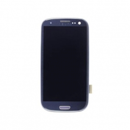 Vitre tactile + LCD - SAMSUNG GALAXY S3 GT- I9300 - Bleu