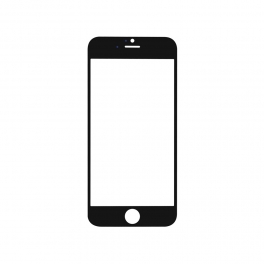 Vitre de remplacement IPHONE 6 - Noir