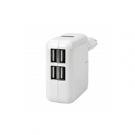 Chargeur 4 ports USB pour IPAD & IPHONE - Blanc