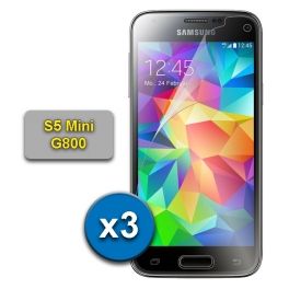 3 films de protection pour SAMSUNG GALAXY S5 Mini