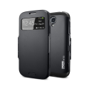 Coque Armor S-View pour SAMSUNG Galaxy S4 - Noir