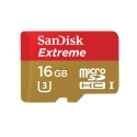 SANDISK Micro SDHC Extreme 16Go - Class 10 - UHS 3
