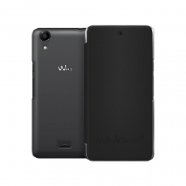 Folio coque arrière WIKO pour RAINBOW UP 4G - Noir