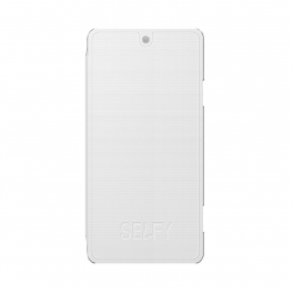 Folio coque arrière WIKO pour SELFY 4G - Blanc