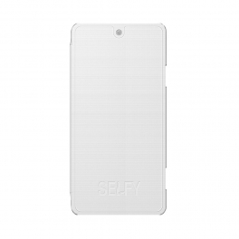 Folio coque arrière WIKO pour SELFY 4G - Blanc