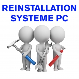 Forfait réinstallation d'un système d'exploitation sur PC (Windows / Mac / Linux)