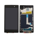 Vitre tactile + LCD + chassis assemblés - SONY XPERIA Z1 - C6903 - Noir