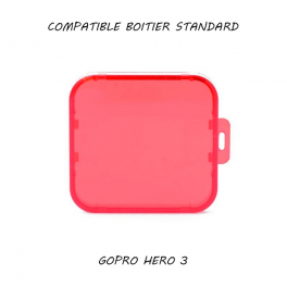 Filtre pour caisson standard GoPro Hero 3 - Rose