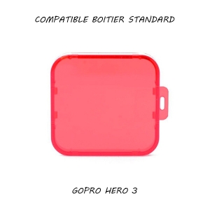 Filtre pour caisson standard GoPro Hero 3 - Rose