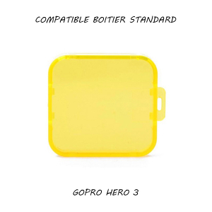 Filtre pour caisson standard GoPro Hero 3 - Jaune