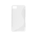 Coque arrière pour BLACKBERRY Z10 - Silicone - Blanc