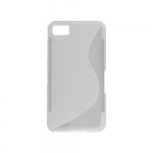Coque arrière pour BLACKBERRY Z10 - Silicone - Transparent
