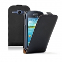 Etui Flip Cover pour SAMSUNG GALAXY DUO - Noir