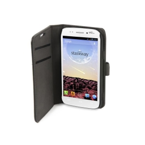 Etui Folio noir pour WIKO STAIRWAY