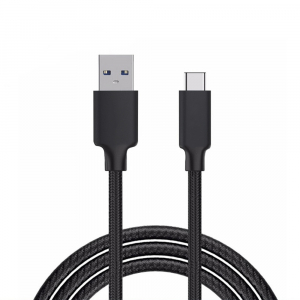 Câble USB / Type C renforcé - 1,80m - Noir