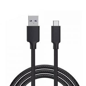 Câble USB / Type C renforcé - 1,80m - Noir