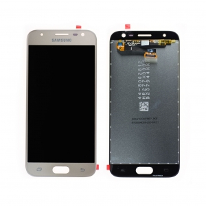 Vitre tactile + LCD - SAMSUNG GALAXY J3 2017 - J330 - Or