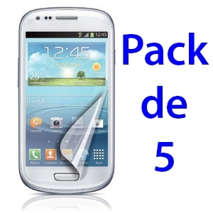 Film de protection pour SAMSUNG GALAXY S3 MINI x5