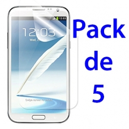 Film de protection pour SAMSUNG GALAXY NOTE 2 x5