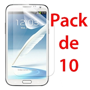 Film de protection pour SAMSUNG GALAXY NOTE 2 x10