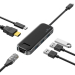 Adaptateur Hub USB-C BLUESTORK - 6 en 1 - HDMI/LAN/3xUSB2.0/USB-C