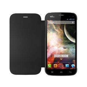 Folio coque intégrale WIKO pour DARKMOON noir