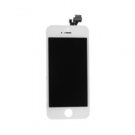 Vitre tactile + LCD pour IPHONE 5 blanc
