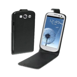 Etui Flip Cover pour SAMSUNG GALAXY S3 noir